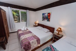4 habitaciones, escritorio, wifi gratis y ropa de cama 