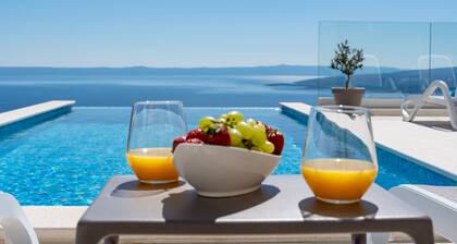 Private Luxury Sea View Villa Quiet Location 400m2 Infinity Pool Whirlpool Sauna