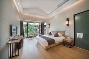 Desk, blackout drapes, free WiFi - Huaxitang Wenlv Hotel (Nanping)