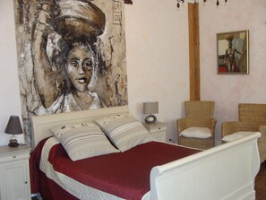 Habitació doble (L'Africaine) | Bressols gratuïts, wifi gratuïta i roba de llit 