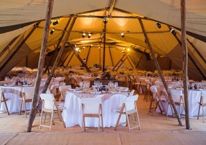 Espace banquet en plein air