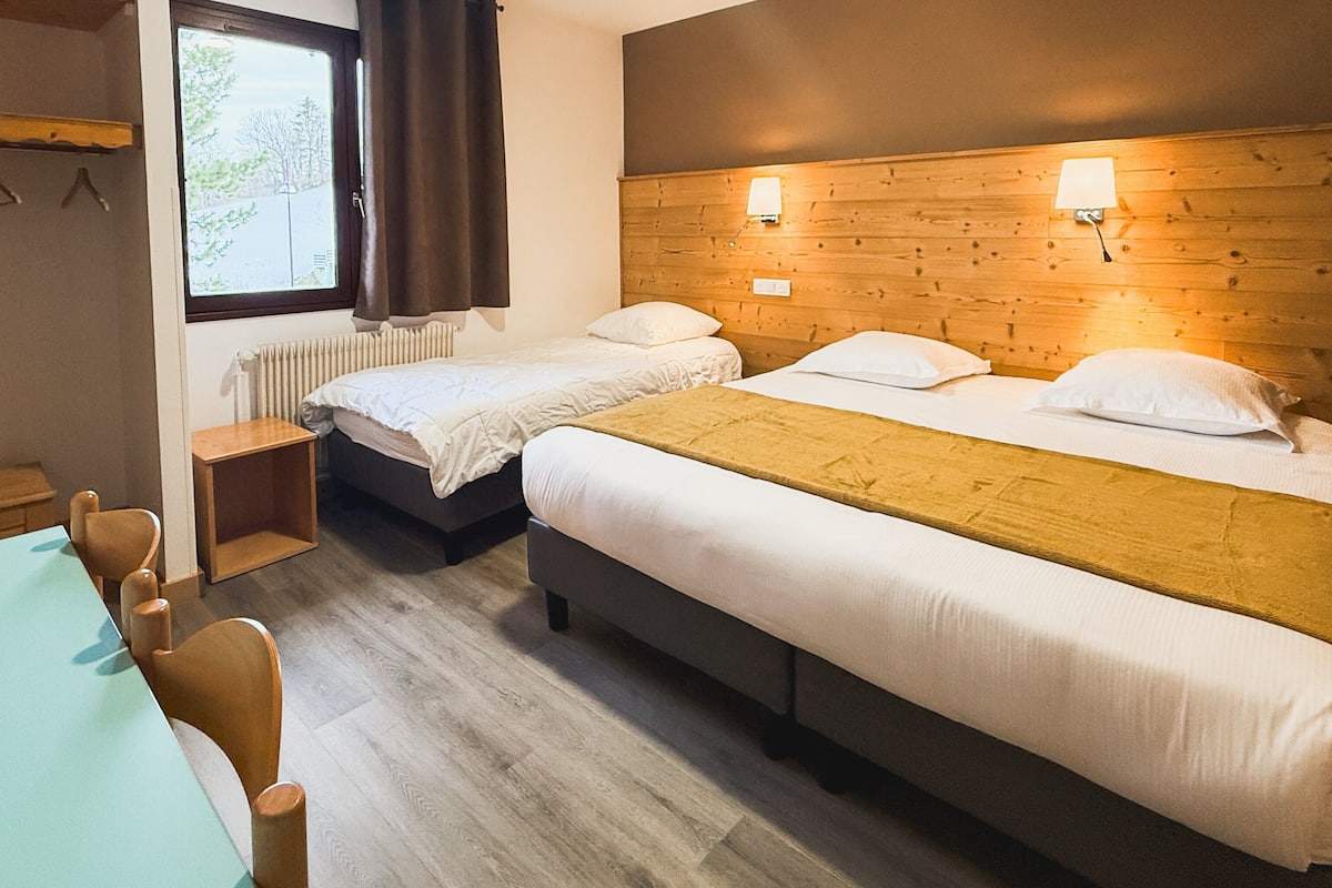 quadruple room, mountain view | 2 bedrooms, individually decorated, individually furnished