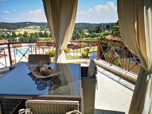 Panoramic Villa, 4 Bedrooms (Amalthea) | Terrace/patio - Aracelia Villas with private pools (Kassandra)