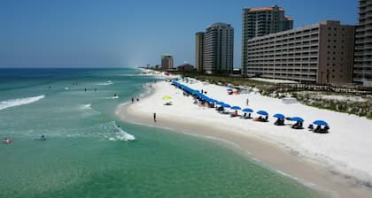 Pearl 1605 Sugar White Sand & Emerald Waters! Beautiful Gulf Views!