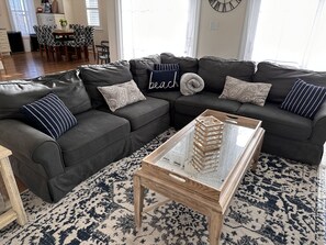 Televisie en een open haard