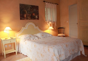 Individually decorated, individually furnished, iron/ironing board