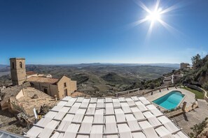 Aerial view - Case al Borgo Home Relais (Agira)