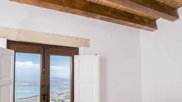 Family Apartment, Multiple Beds (Sellerio) | Desk, laptop workspace, free WiFi, bed sheets