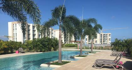 Refrescante y relajante condominio de playa