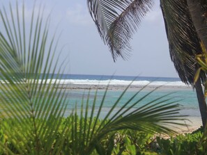 En la playa 