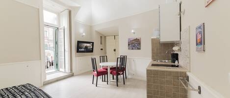 Apartment, 1 Bedroom | Living area | Flat-screen TV