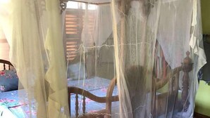 1 غرفة نوم وملاءات من القطن المصري وأغطية فراش متميزة وأسرّة قابلة للطي