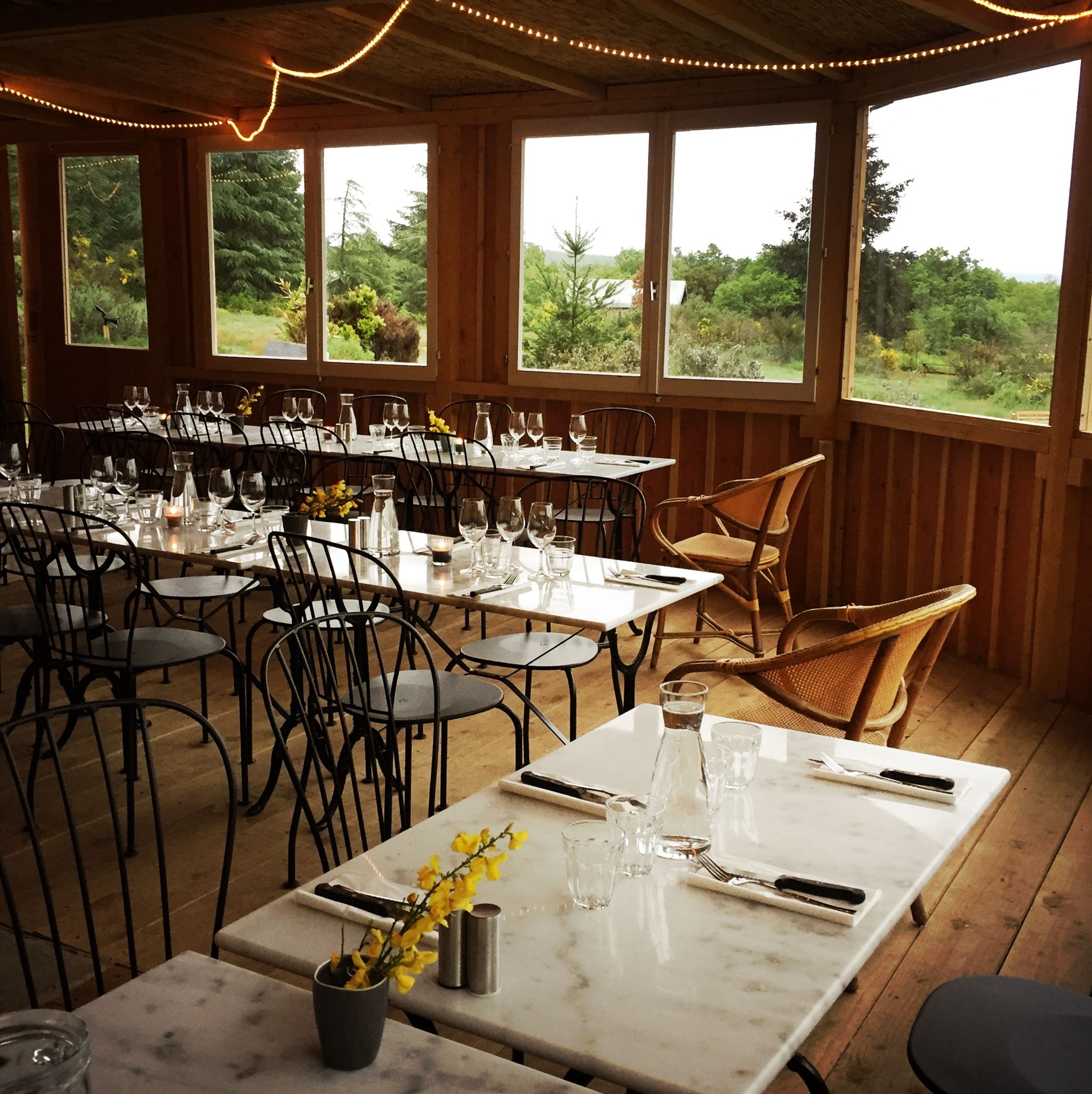 Dinner served, barbecue, garden views 