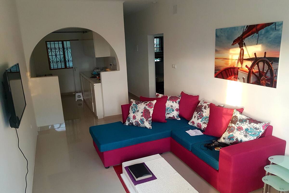 Premier Apartment, Berbilang Katil, City View | Ruang tamu | TV skrin rata