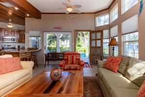 Een smart-tv, een dvd-speler en boeken