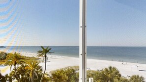 On the beach, sun loungers - Spectacular Beach View! Right on Beach! Amazing views!! (Siesta Key)