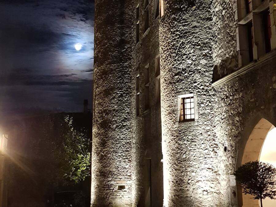 Front of property – evening/night