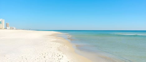 Aan het strand