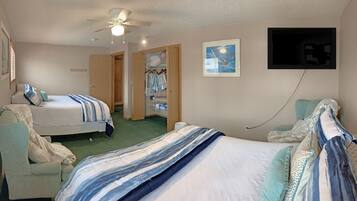 5 habitaciones, caja de seguridad en la habitación y escritorio