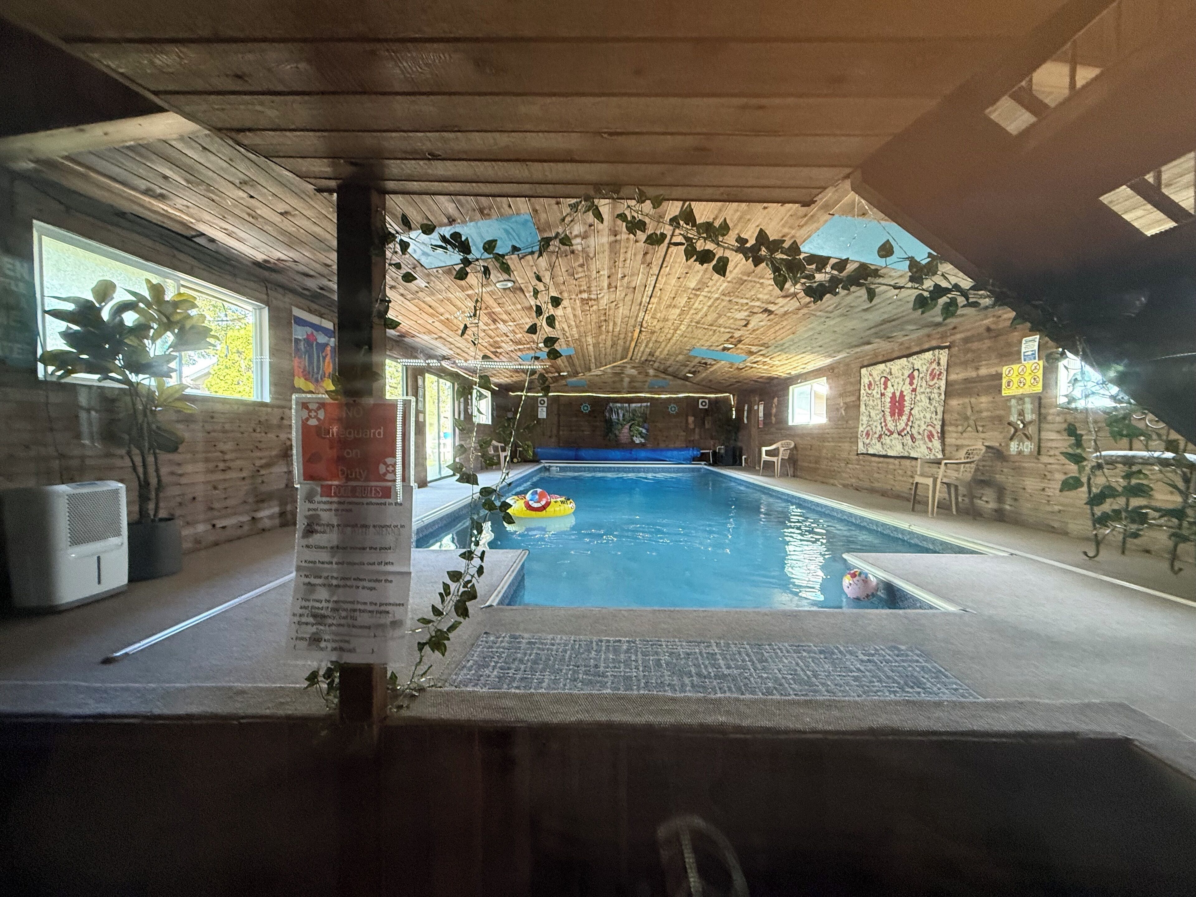 Piscine couverte, piscine chauffée