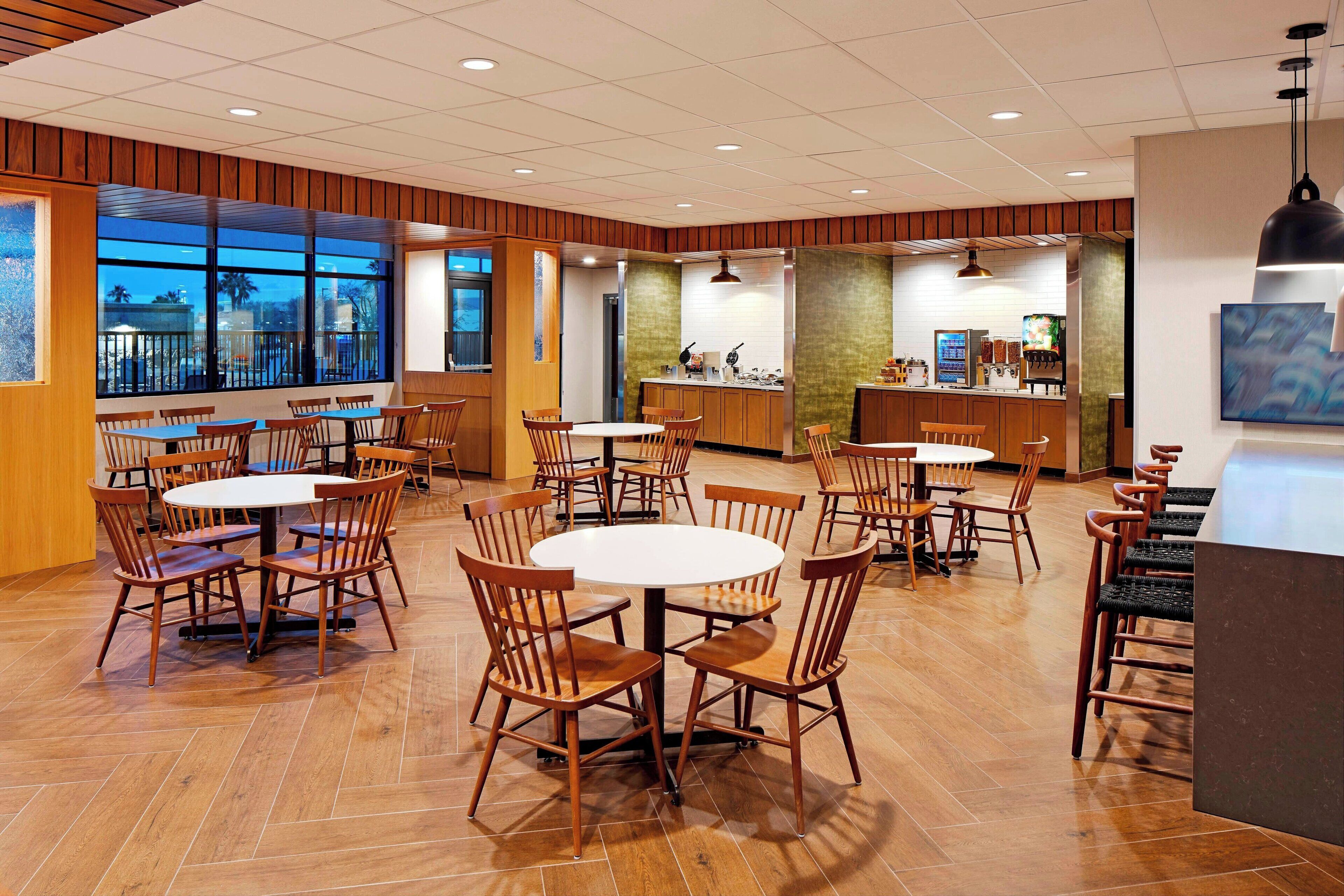 free daily buffet breakfast