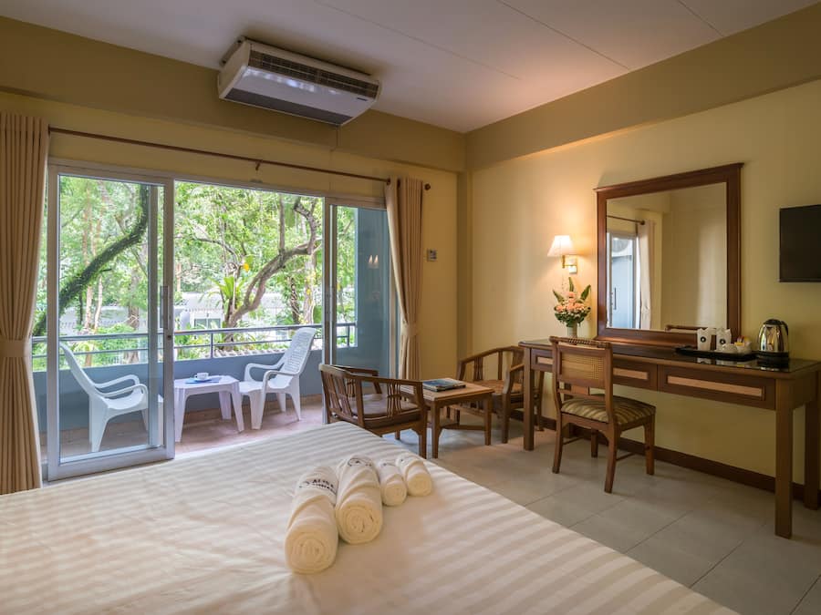 In-room safe, desk, laptop workspace, blackout drapes