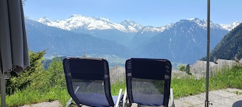 Premium Chalet a. d.Piste in ski u. Hiking area BELALP with panoramic views