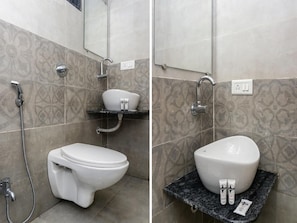 Free toiletries, towels