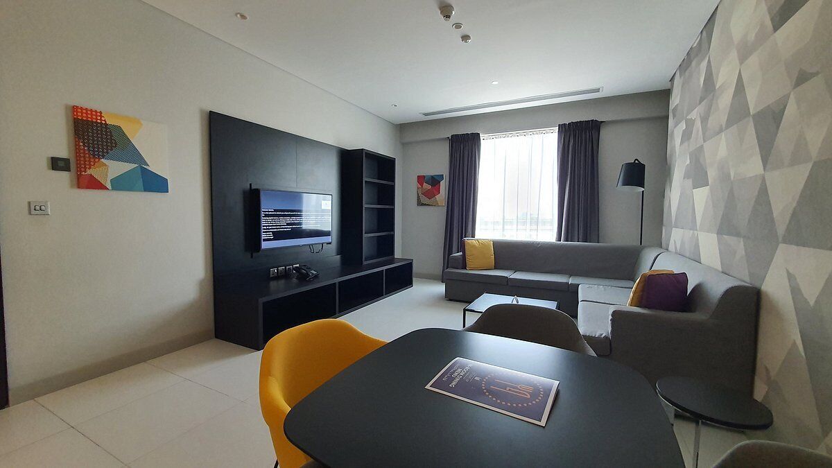 公寓, 2 间卧室 (Urban) | 客房内保险箱、特色家居、办公桌、笔记本电脑工作区