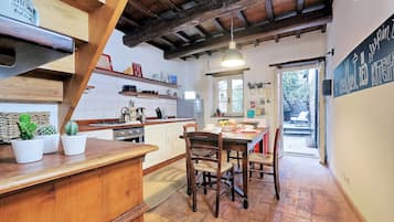 Apartment, 2 Bedrooms | Private kitchen | Fridge, stovetop, dishwasher, espresso maker