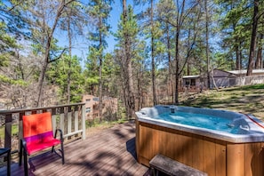 add this optional hot tub to your Ruidoso Experience!