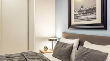 In-room safe, desk, iron/ironing board, free cribs/infant beds