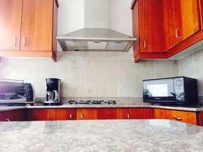 Fridge, microwave, oven, stovetop - Beautiful Apartment With Stunning Terrace View (Cuenca)