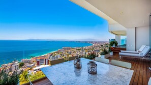 Outdoor dining - Avalon - 907 Gorgeous View 3BR Private Pool Amapas (Puerto Vallarta)
