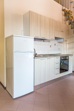 Condo familial, salle de bain privée | Cuisine privée | Réfrigérateur dans les aires communes