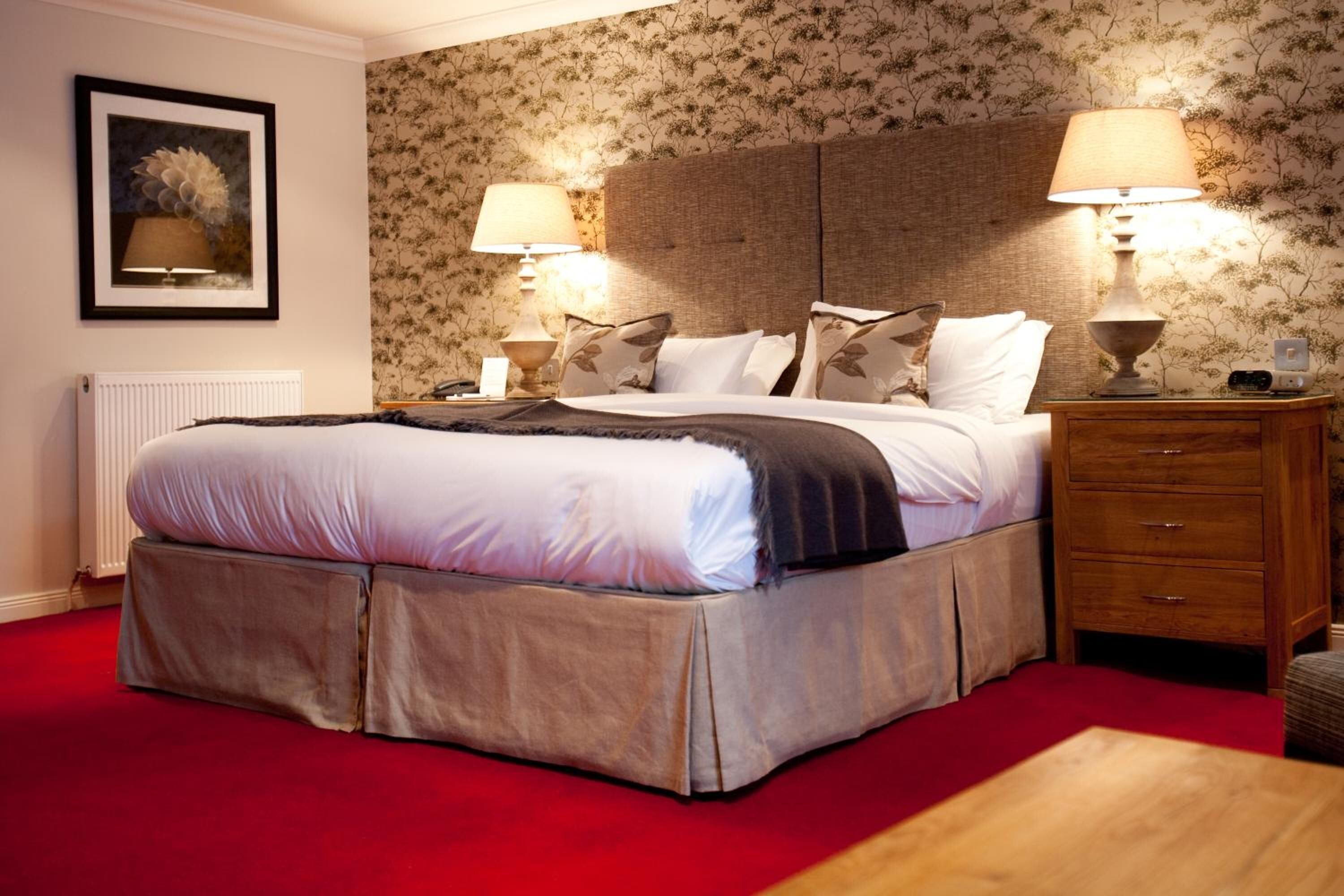 premium bedding, individually decorated, individually furnished, desk