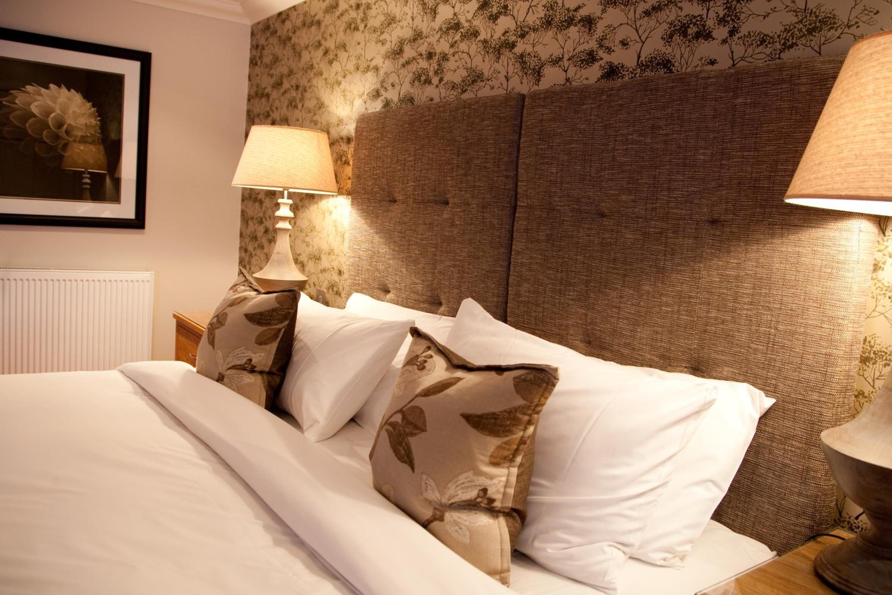 premium bedding, individually decorated, individually furnished, desk