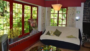 Apartment, 2 Bedrooms | Living area | Flat-screen TV - Des Jardins De La Fontaine Qui Bout (Charleroi)