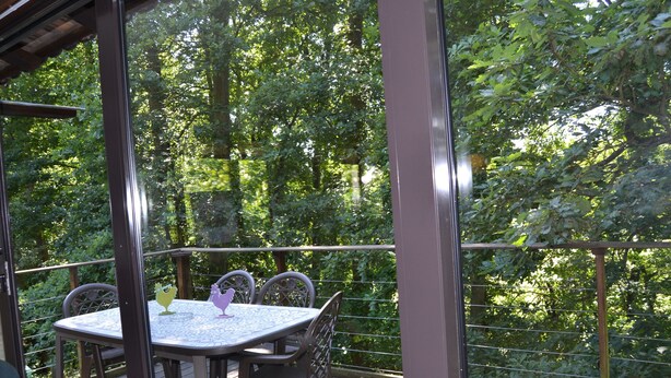 Duplex, 2 Bedrooms | Terrace/patio - Des Jardins De La Fontaine Qui Bout (Charleroi)