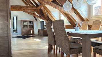 Family Apartment, Ensuite (große Familienwohnung) | Restaurant