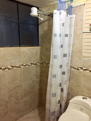Twin Room, Private Bathroom | Bathroom | Shower, towels