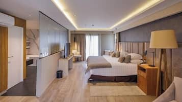 Grand-Studiosuite | Hochwertige Bettwaren, Daunenbettdecken, Pillowtop-Betten, Minibar