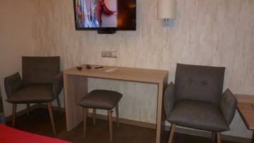 Desk, blackout curtains, cots/infant beds, free WiFi