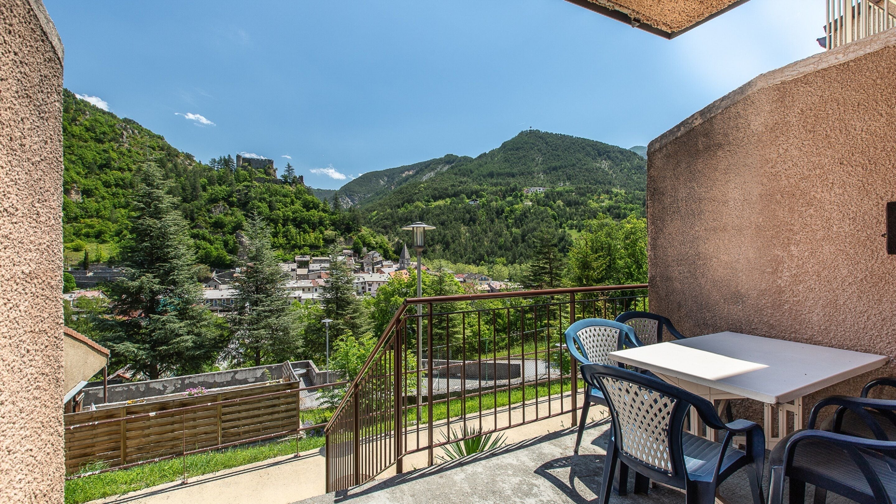 Uitzicht vanuit de kamer