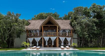 Seclusive & Relaxing villa in the jungle of Xpu-Ha by Happy Address