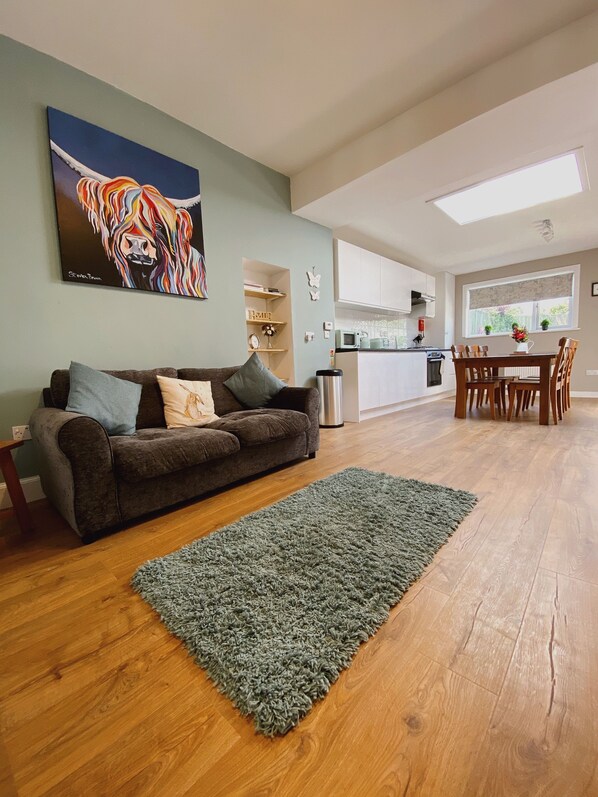 Ferienhaus, Mehrere Betten | Wohnzimmer