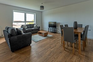Apartment, Non Smoking | Living area | TV - Stylish Modern Apartment (Edinburgh)