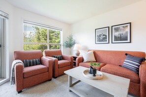 Televisión y chimenea 