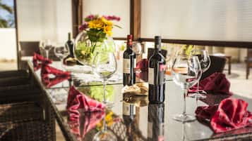 Deluxe-Suite, Badewanne | Terrasse/Patio