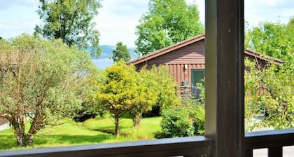 Fantasticprivate lodge in Hunters Quay Holiday Village, Dunoon, sleeping 4 persons